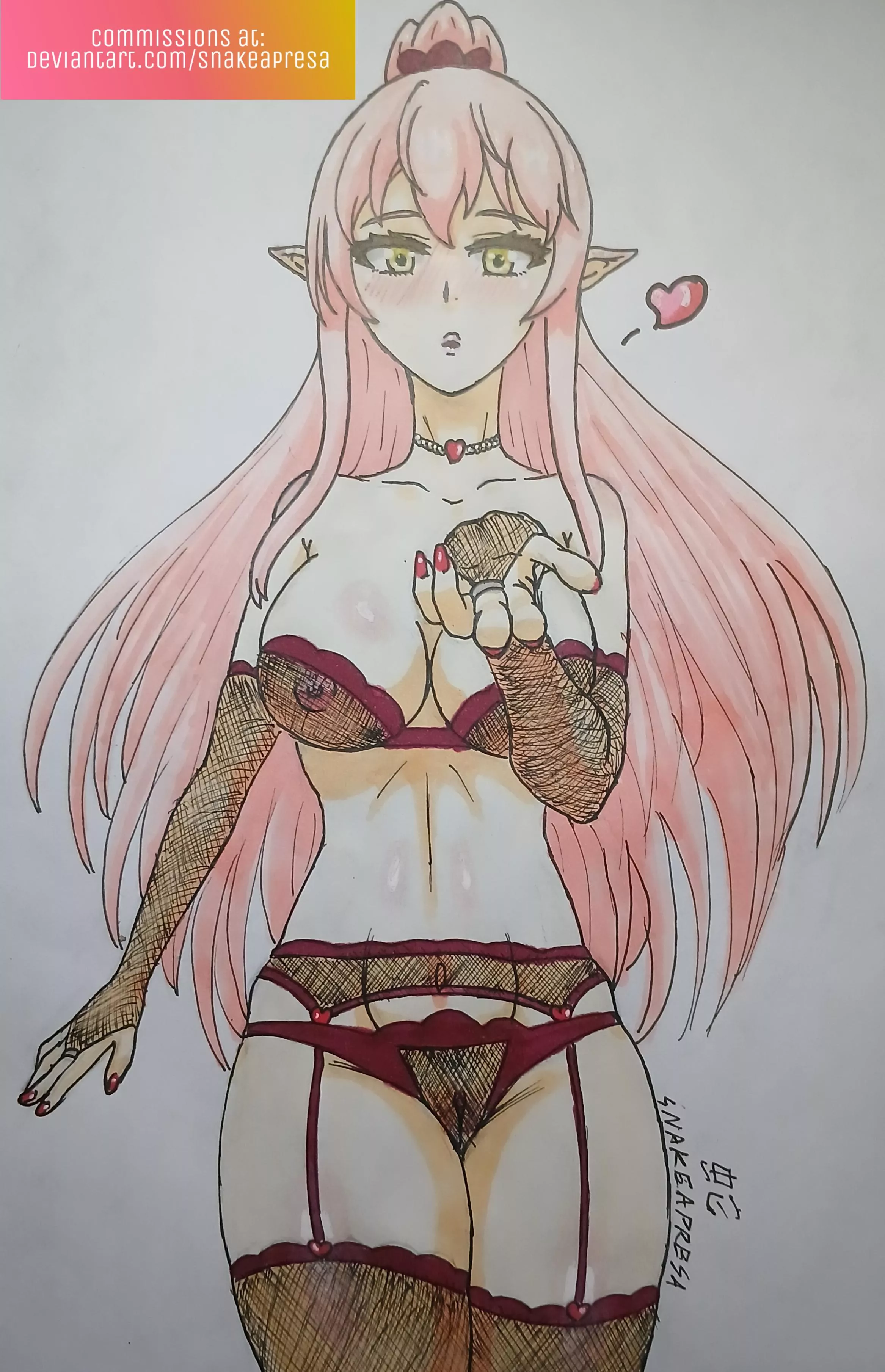 Ariane seducing Arc [skeleton knight in another world] (snakeapresa