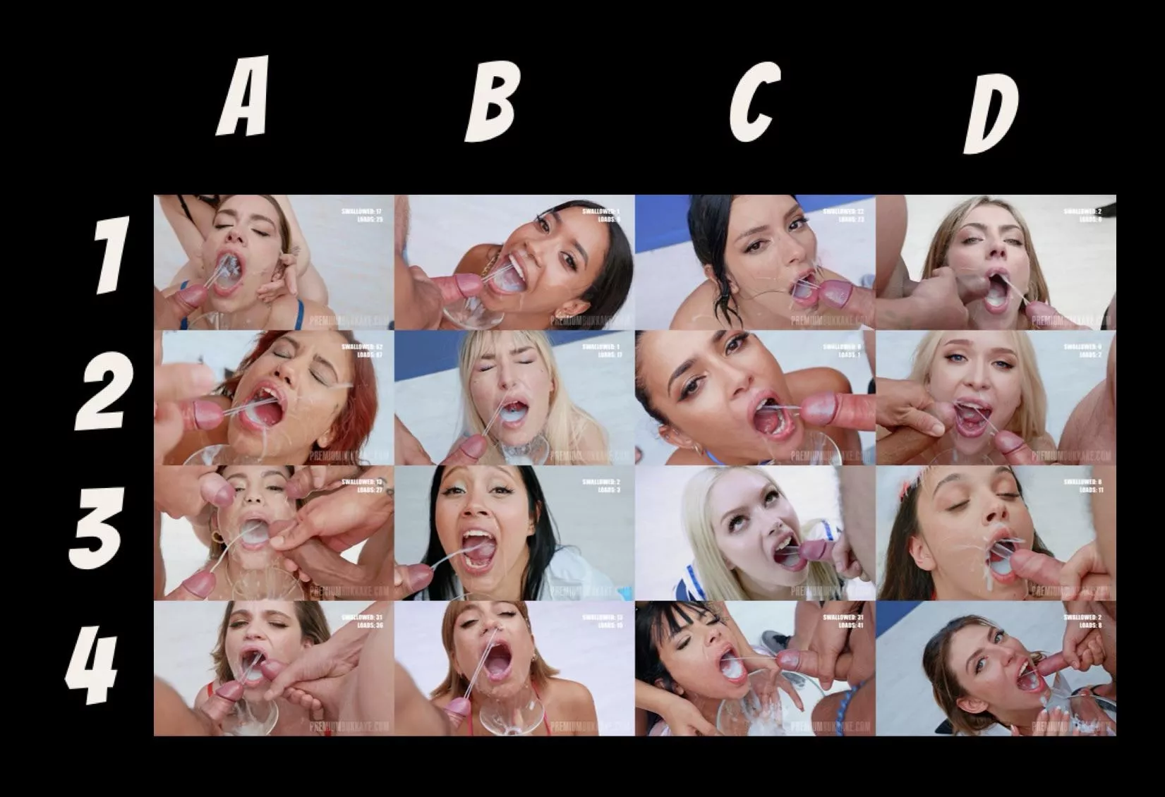 Choose your cumslut! 