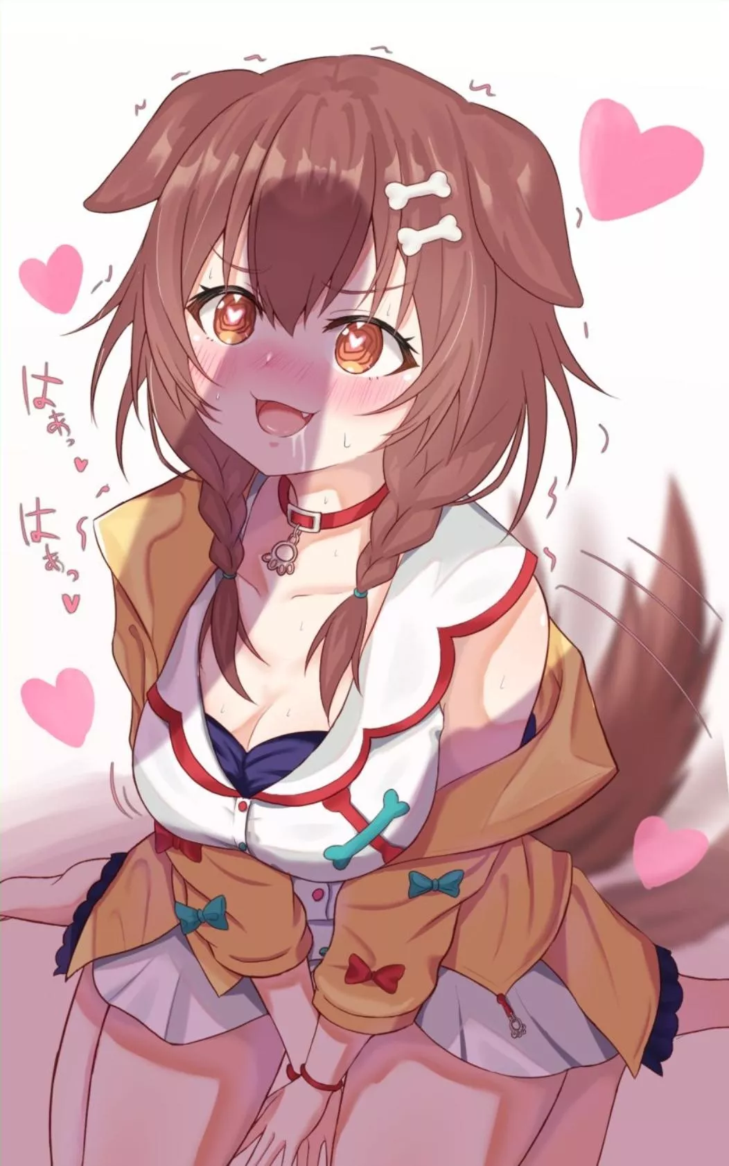 Cock addicted puppy's reaction to seeing her masters cock for the 500th time