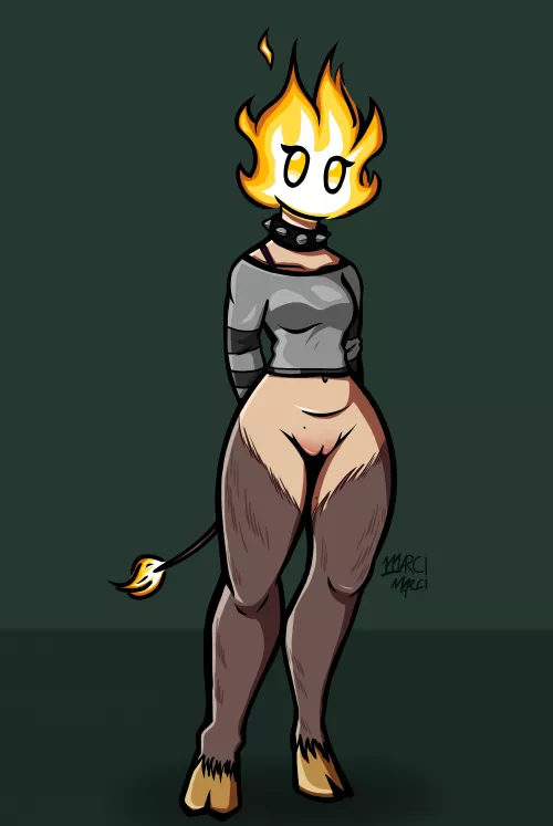 Do we get down with Flame Chick? (Marci Marci)