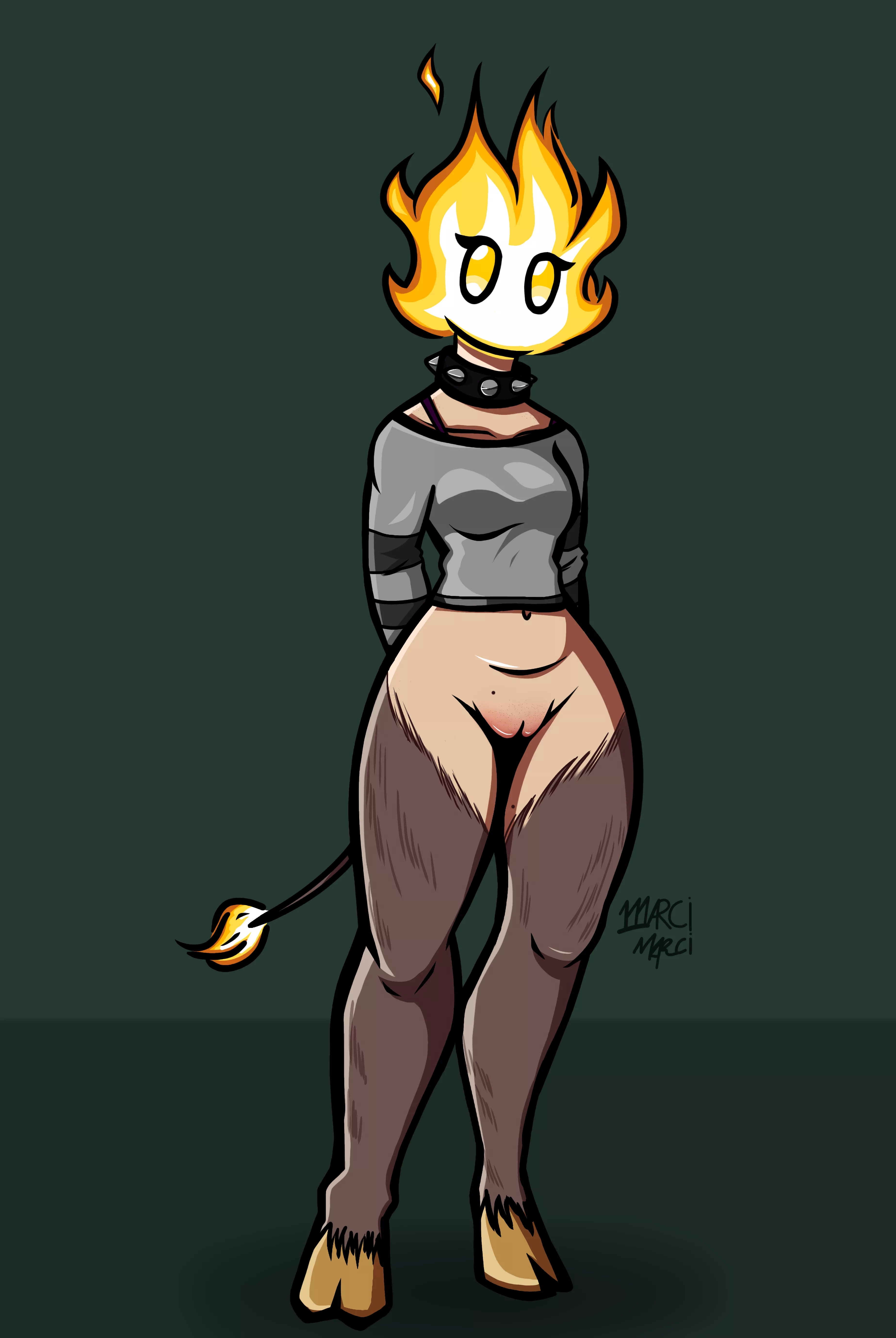 Do we get down with Flame Chick? (Marci Marci)