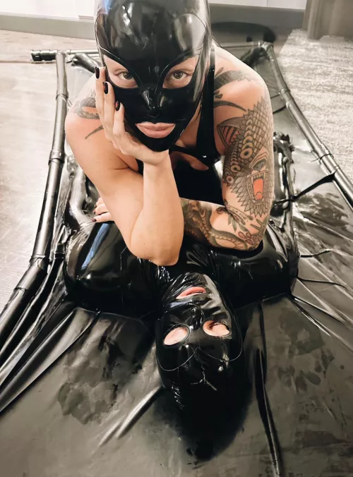 Fully encased from tip to toe