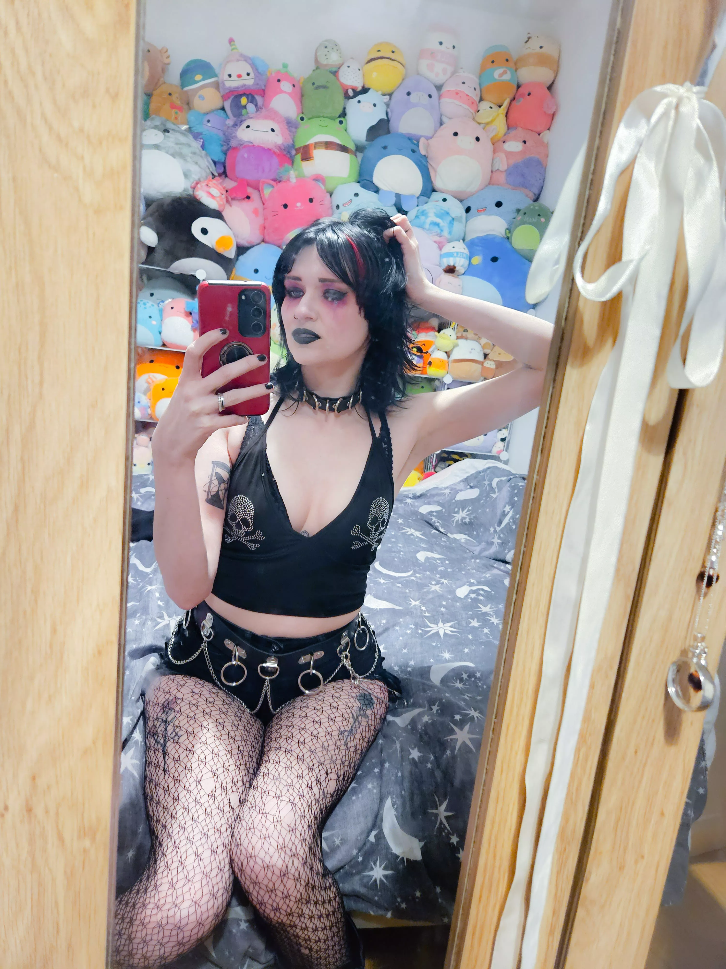 Goth girl shorts ⛓️🖤
