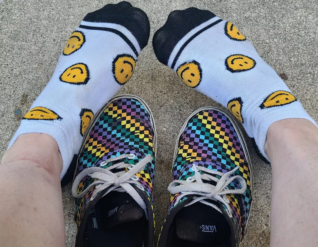 Happy, sweaty feet 🙂