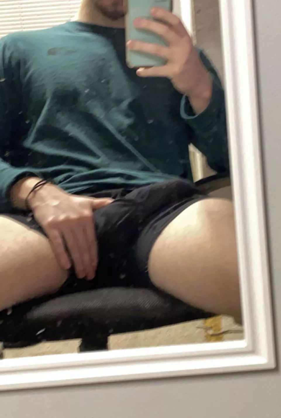 I accidentally send you this pic what are you doing?