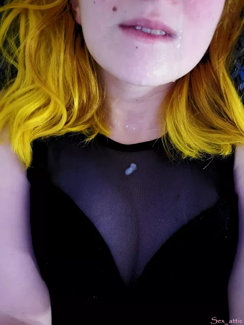 I'd rather have it on my face than in my pussy.