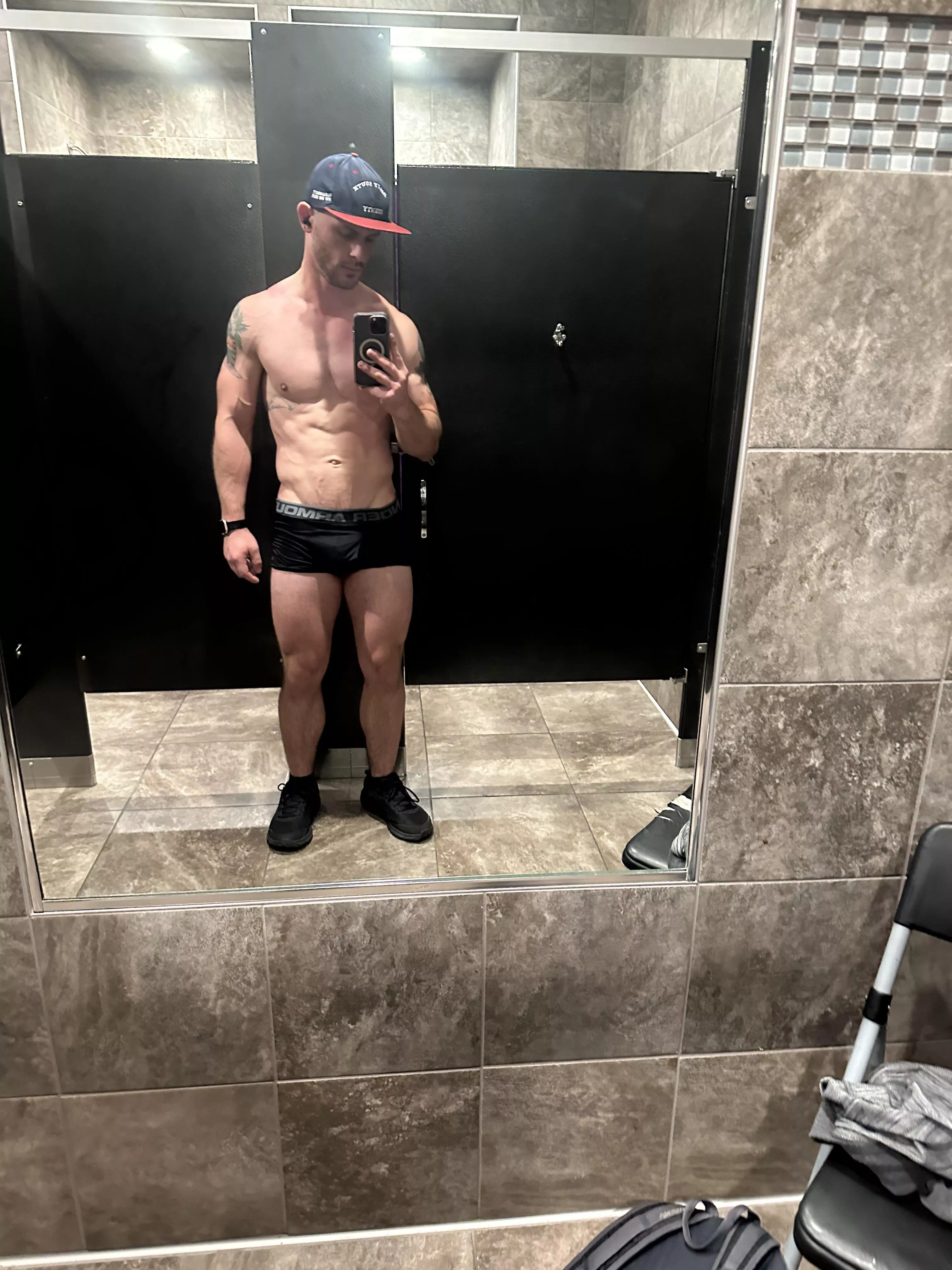 Just a little locker room bulge [27]