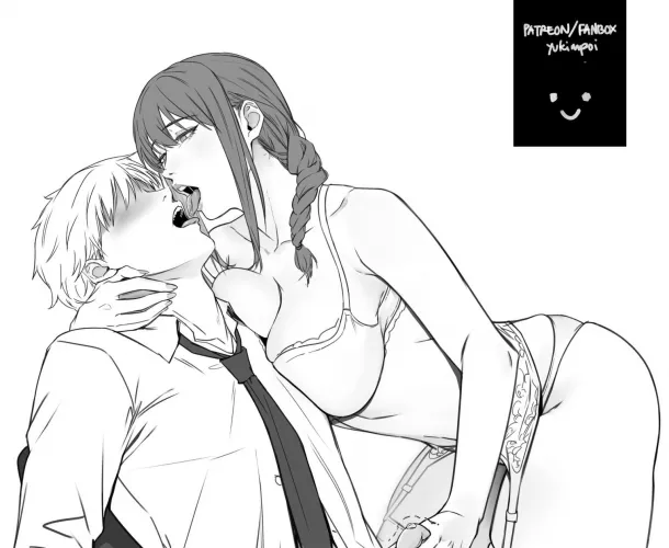 Makima knows how to make him melt