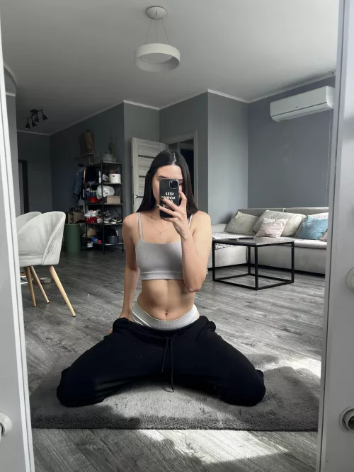 My belly looks like this today, I hope it's cute