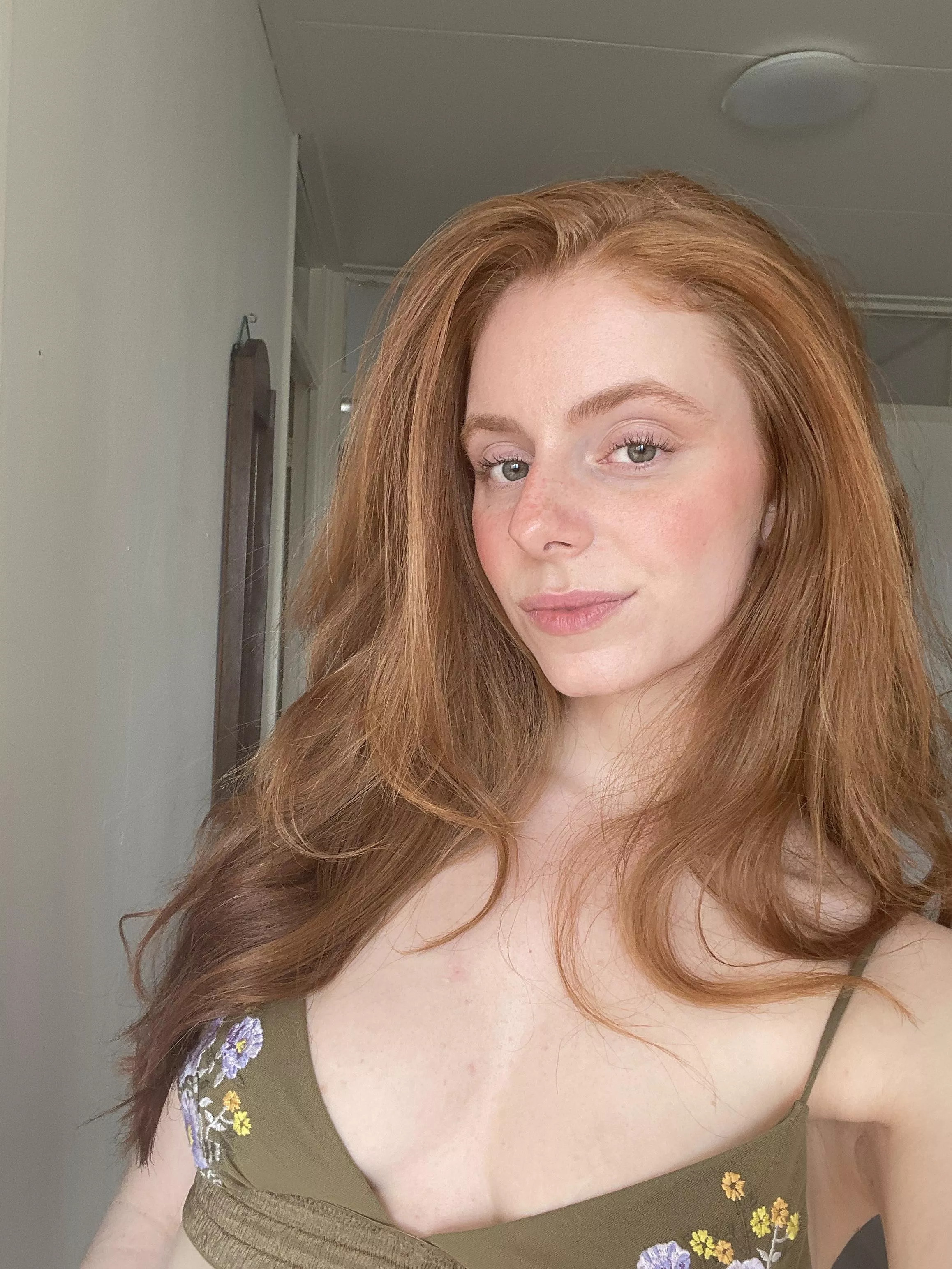 My faces blushes natural