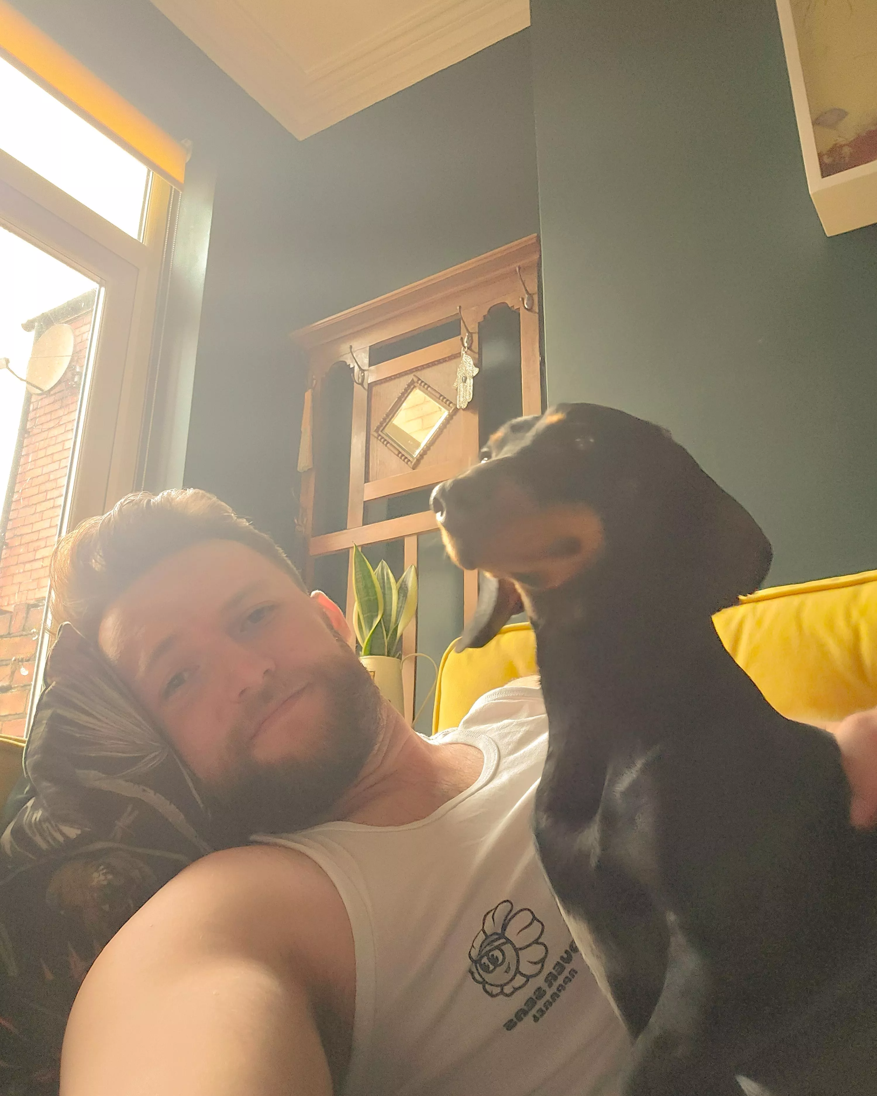 Quality time with the sausage