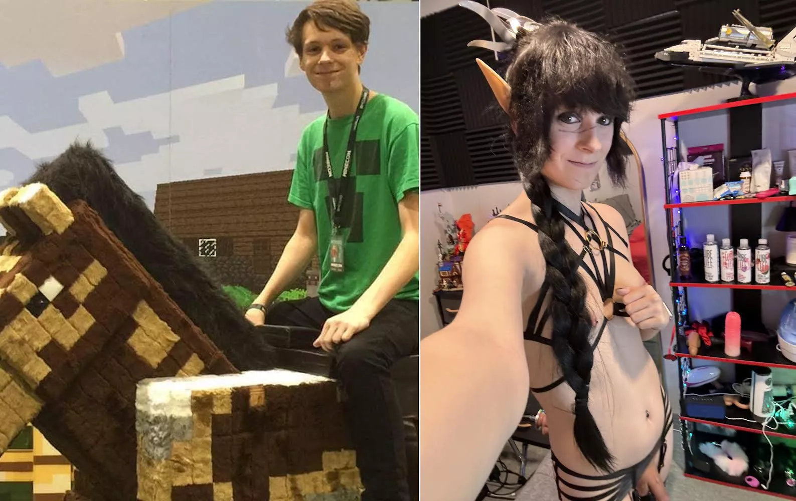 Taken nearly 10 years apart and a lot has changed, but i’m still the same nerd 😁