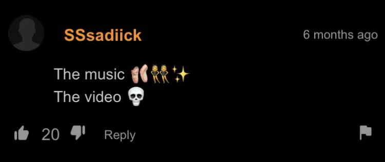 When the music matches the mood