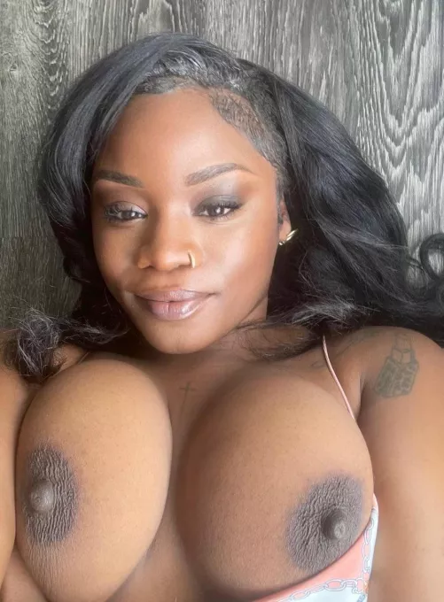 Are my n***** tits worthy of your superior cum? 