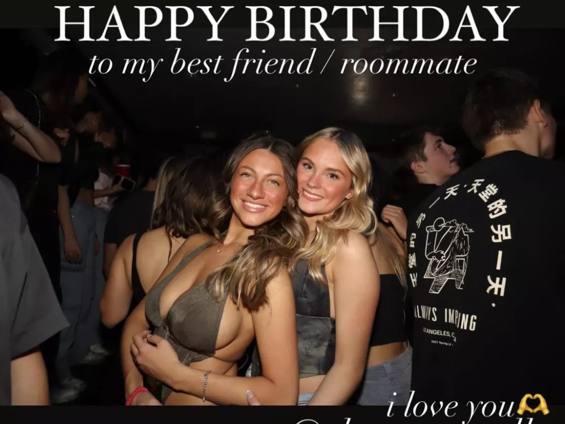 Her bf loves her roommate too, even more