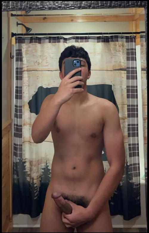 Stroking myself after being in the hot tub with my hot cousin