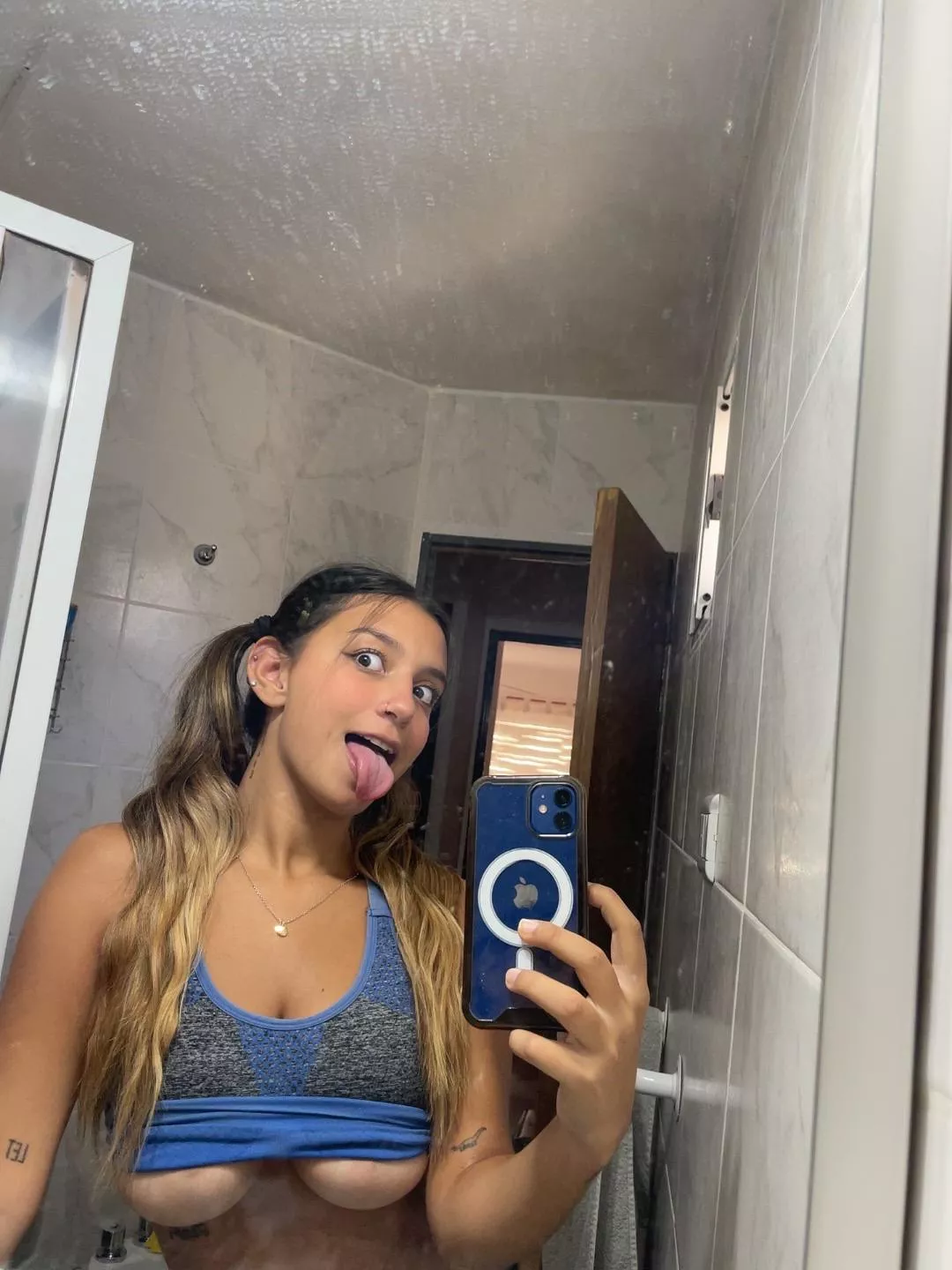 The girls in college are telling me to tan so I can get guys, but I know you guys appreciate my white skin, right [F18]