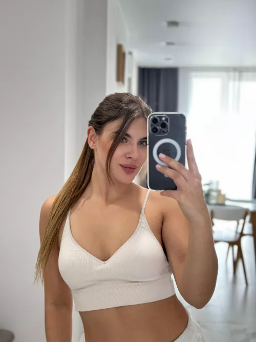 The mirror makes me leave the house longer