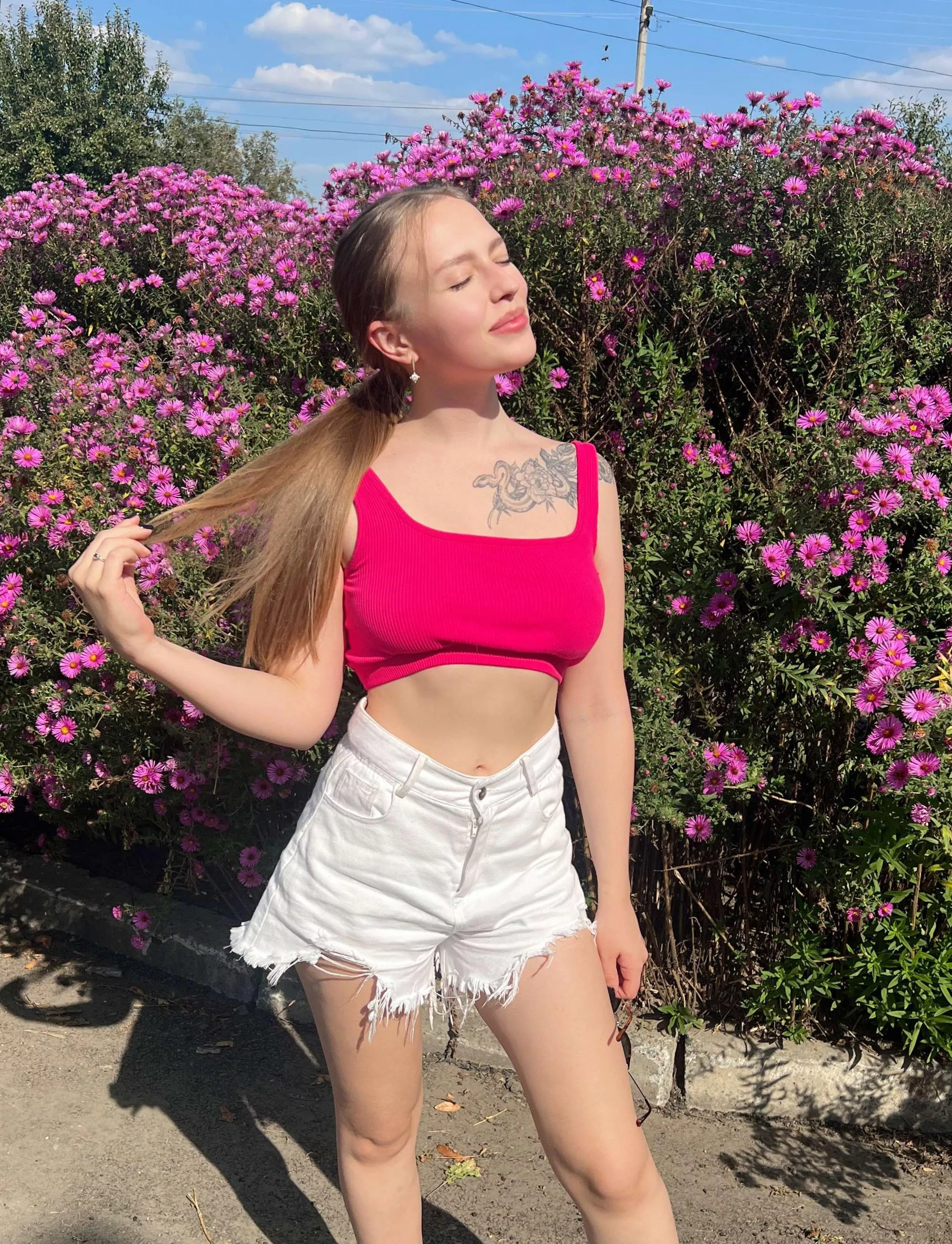 What beautiful flowers, aren't they?