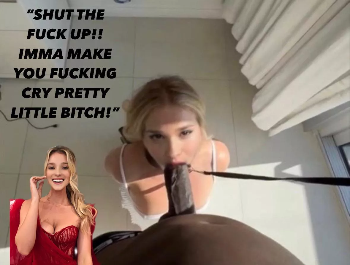 Your petite blonde crush was the sweetest and most gorgeous girl you'd ever seen, and you couldn't believe it when she said she would go to the prom with you! That was until your MASSIVE black thug of a bully knocked you out before the prom and sent yo