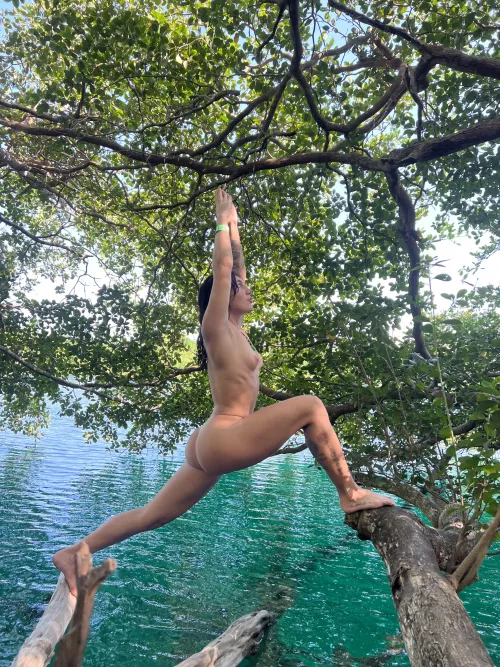 Zen daze at the cenote 💦