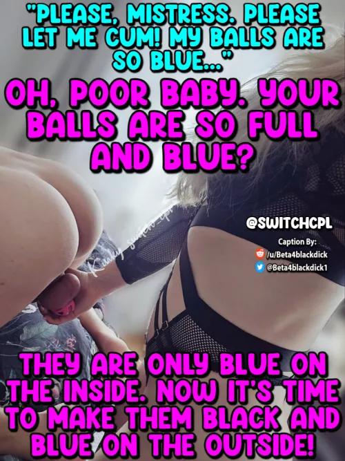 Blue balled BETA Bitch!