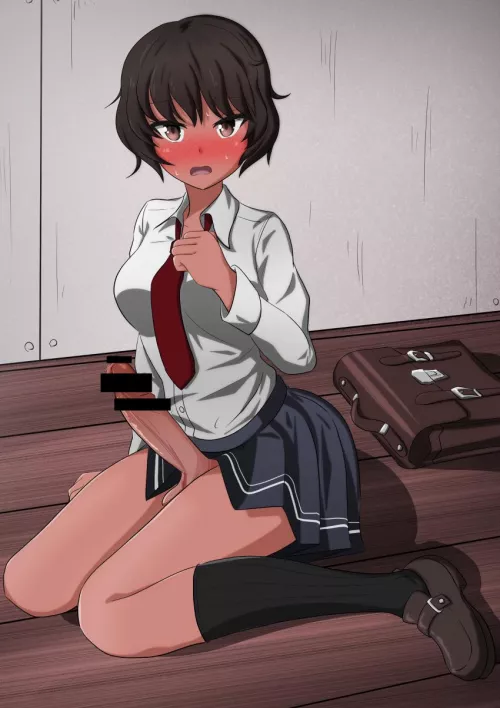 Caught playing with it