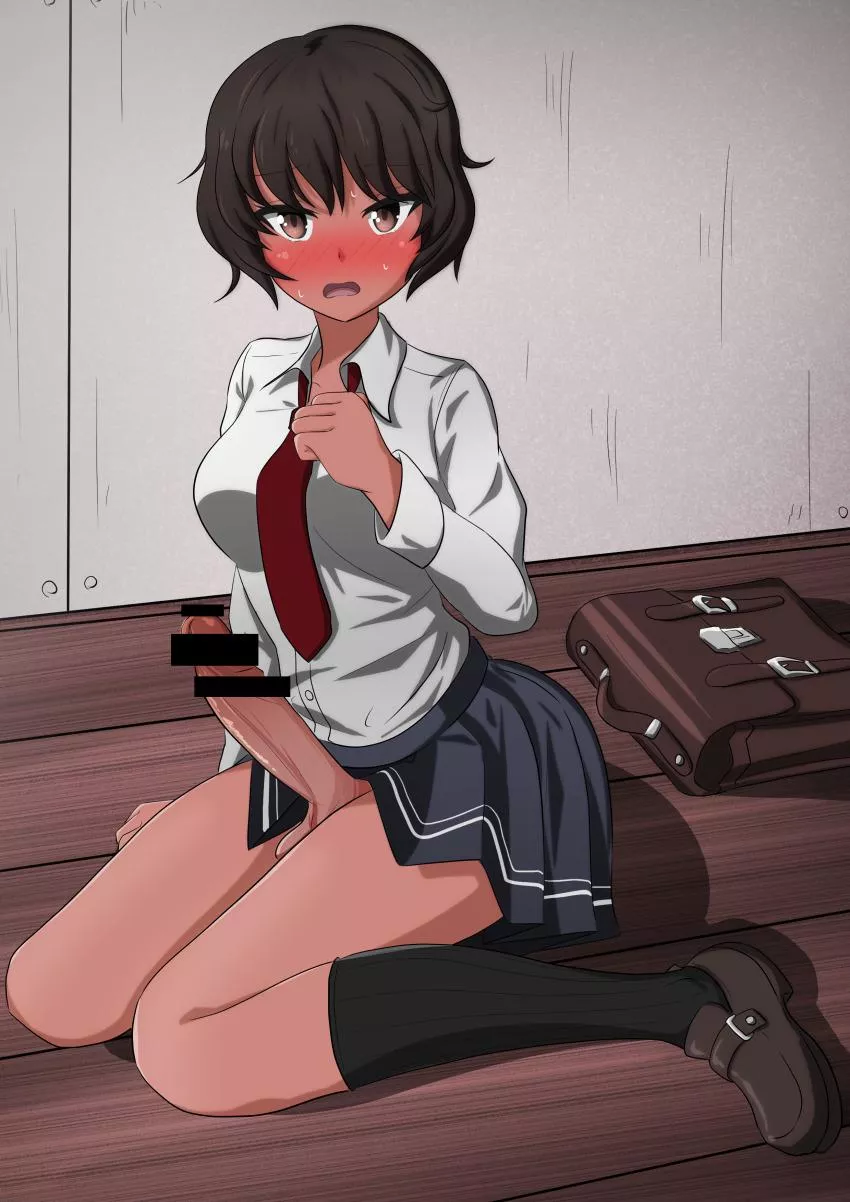 Caught playing with it