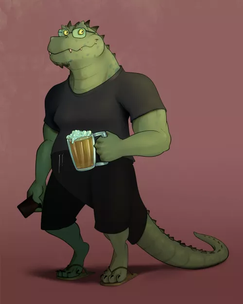 Chillin' Alligator 
