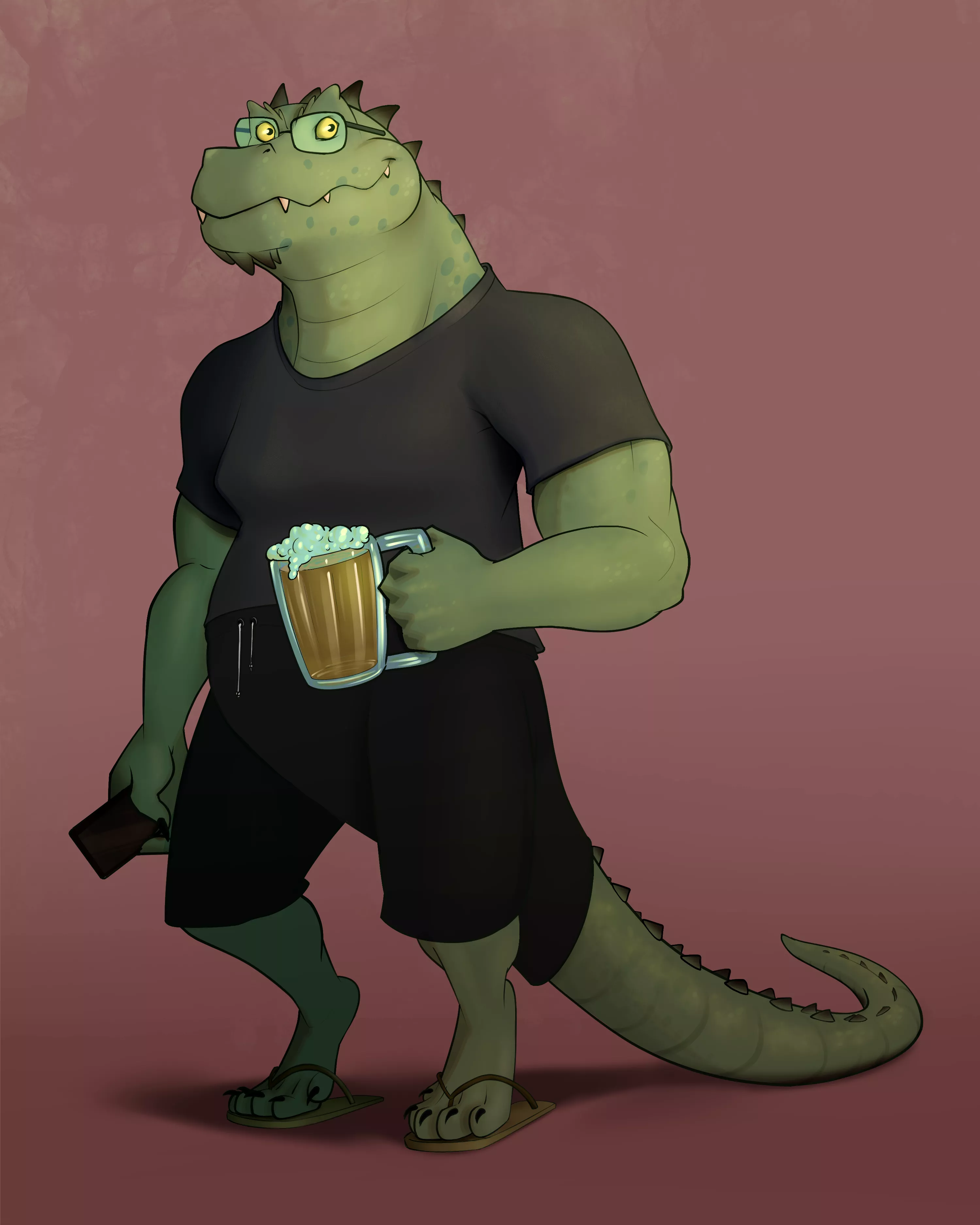 Chillin' Alligator 