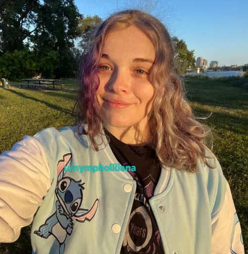 Just genuinely enjoying the sunshine 