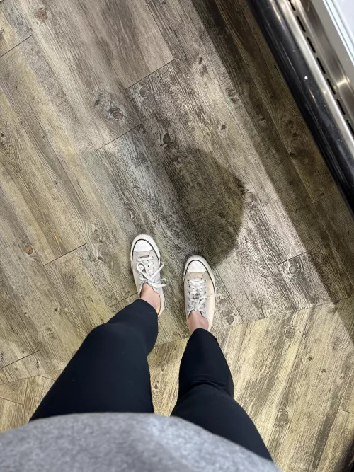 Just trying to take a sneaky public photo - I hope no one saw