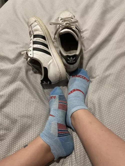 Like my socks? They smell twice as strong when I wear these shoes 🤭💕