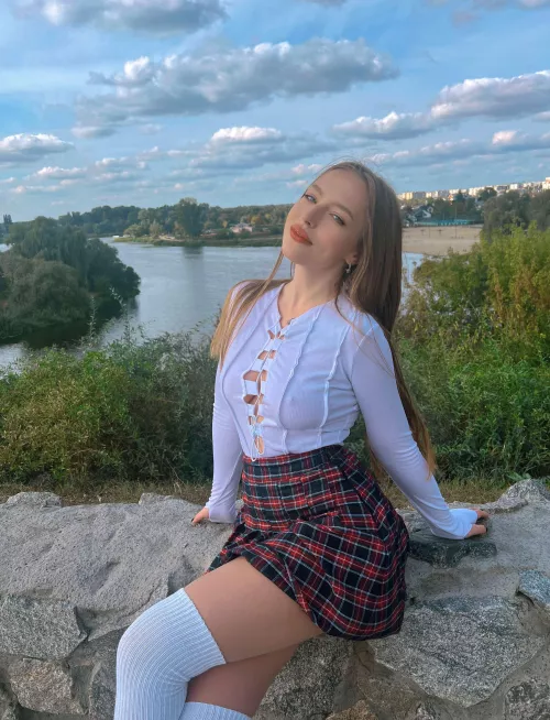 My way home from school is so beautiful