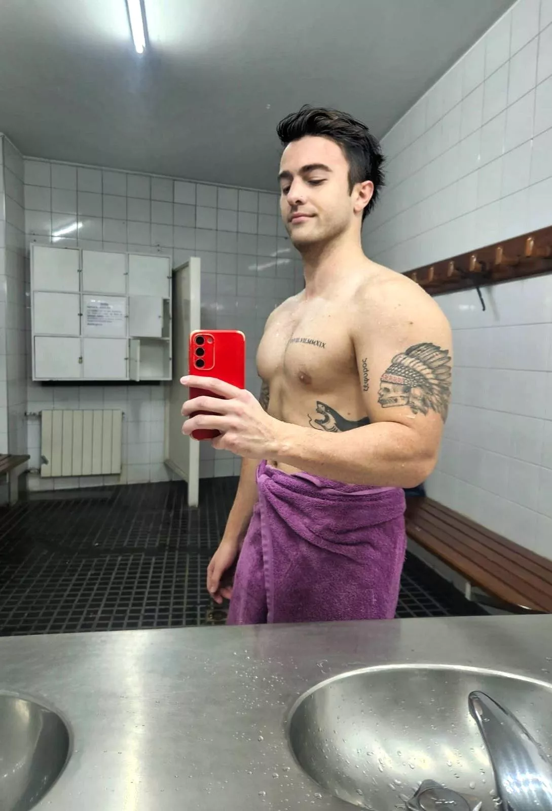 Waiting for you in the lockers ;) 