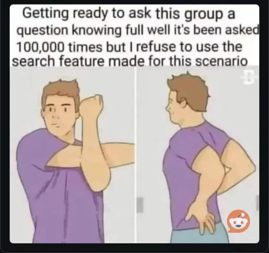 What question is he about to ask?