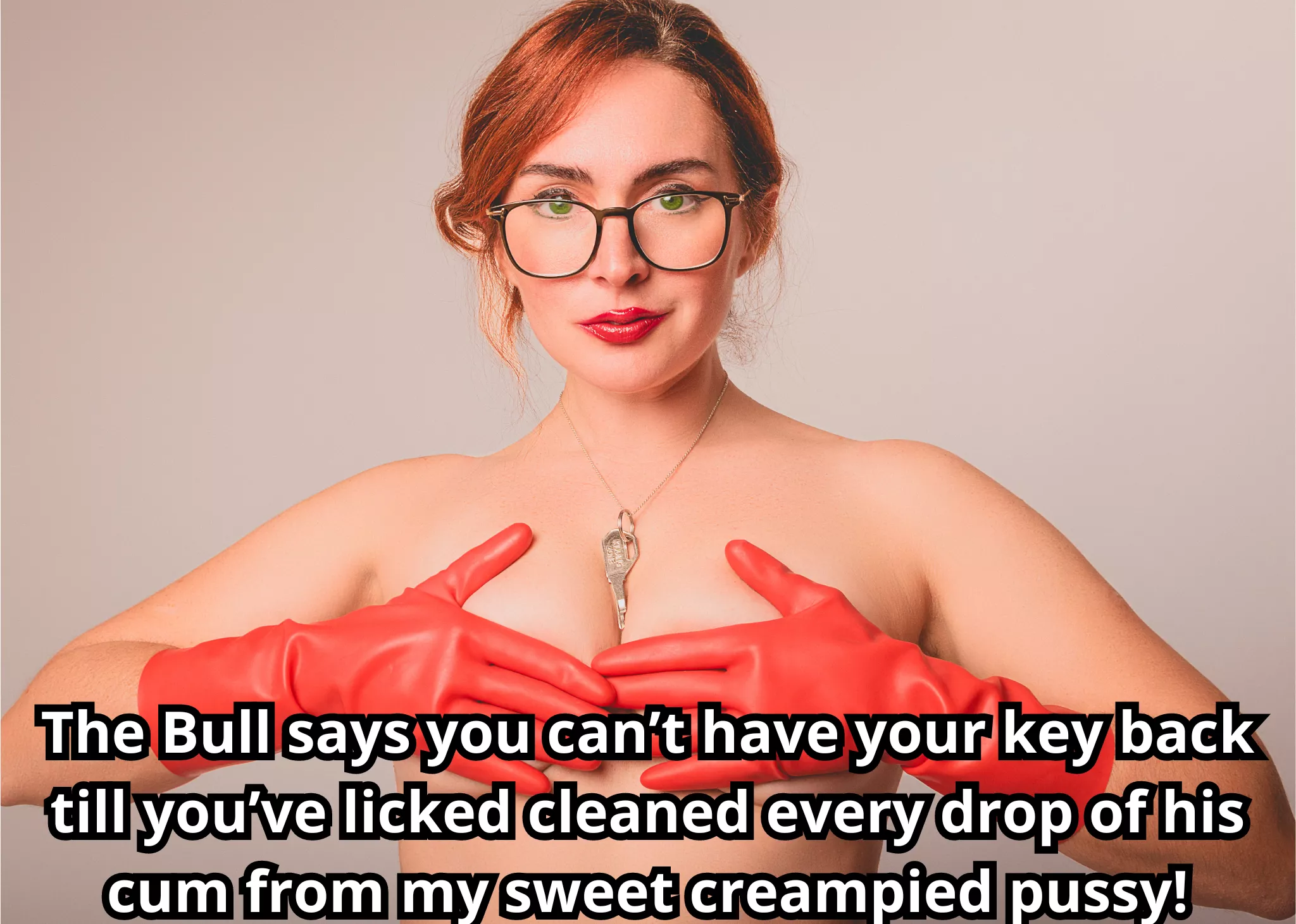 You promised to be a good boy! 