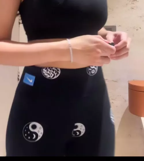 As a sissy housewife i get bored so start new things Trying yoga dress oh I forgot to tell u i start doing yoga after hubby went to office 