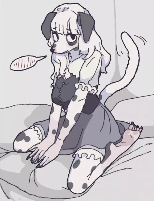 dalmatian girl by me