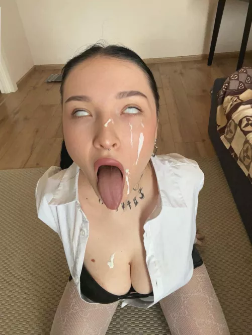 Does my ahegao makes your dick harder?