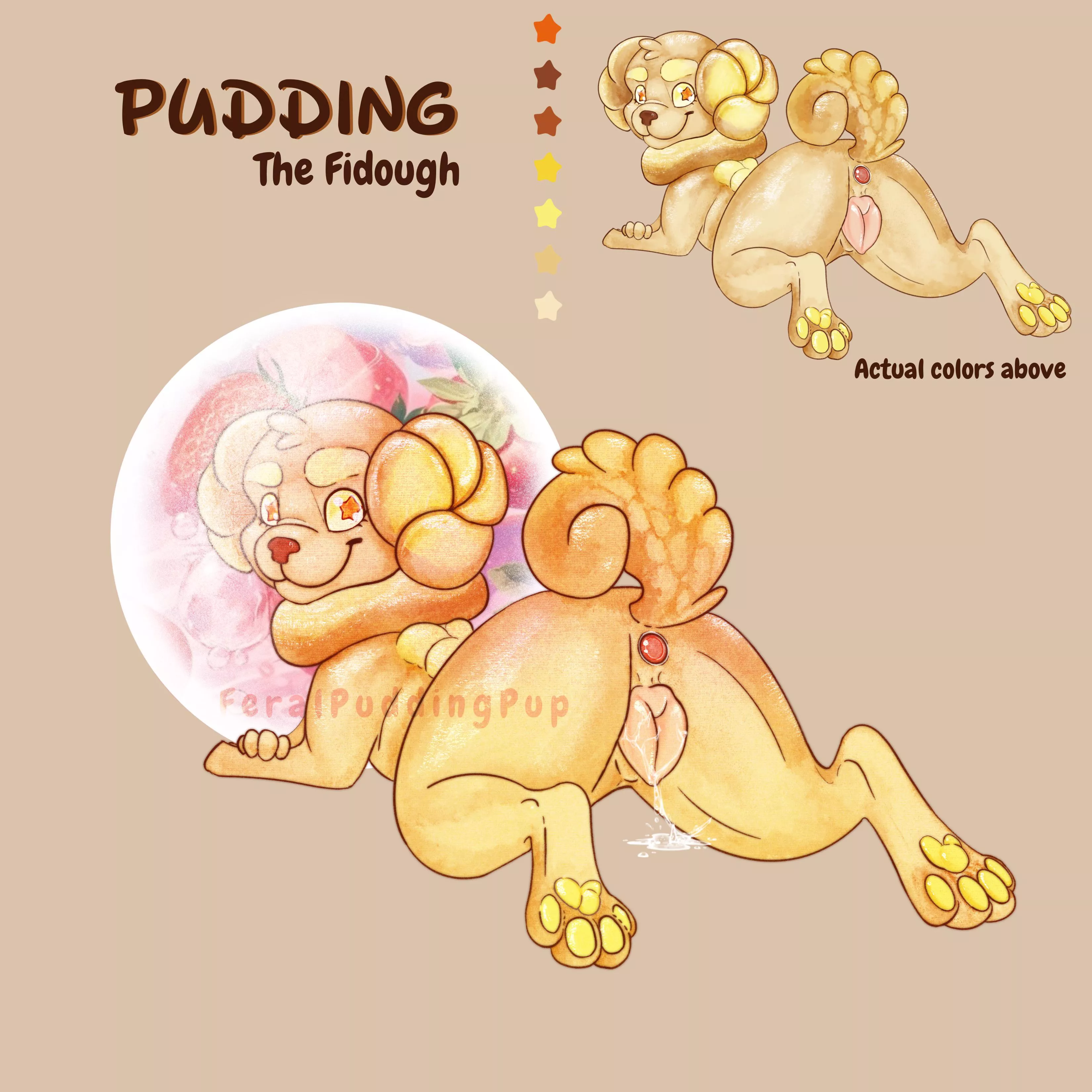 Fidough Pinup [F] (FeralPuddingPup)