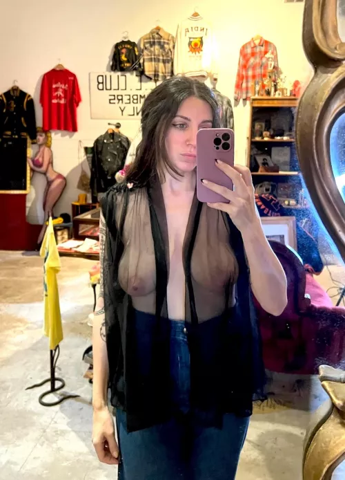 For some reason this top is a hit on date night