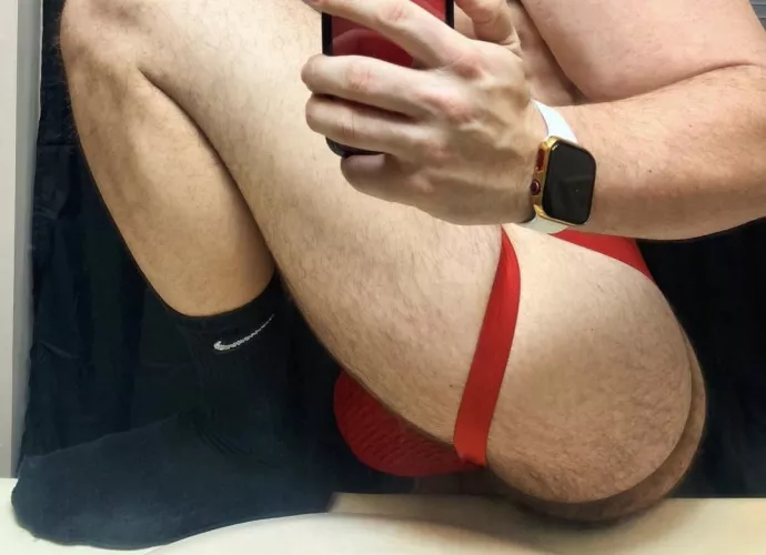 Fresh red hot jock… can’t wait to test it out