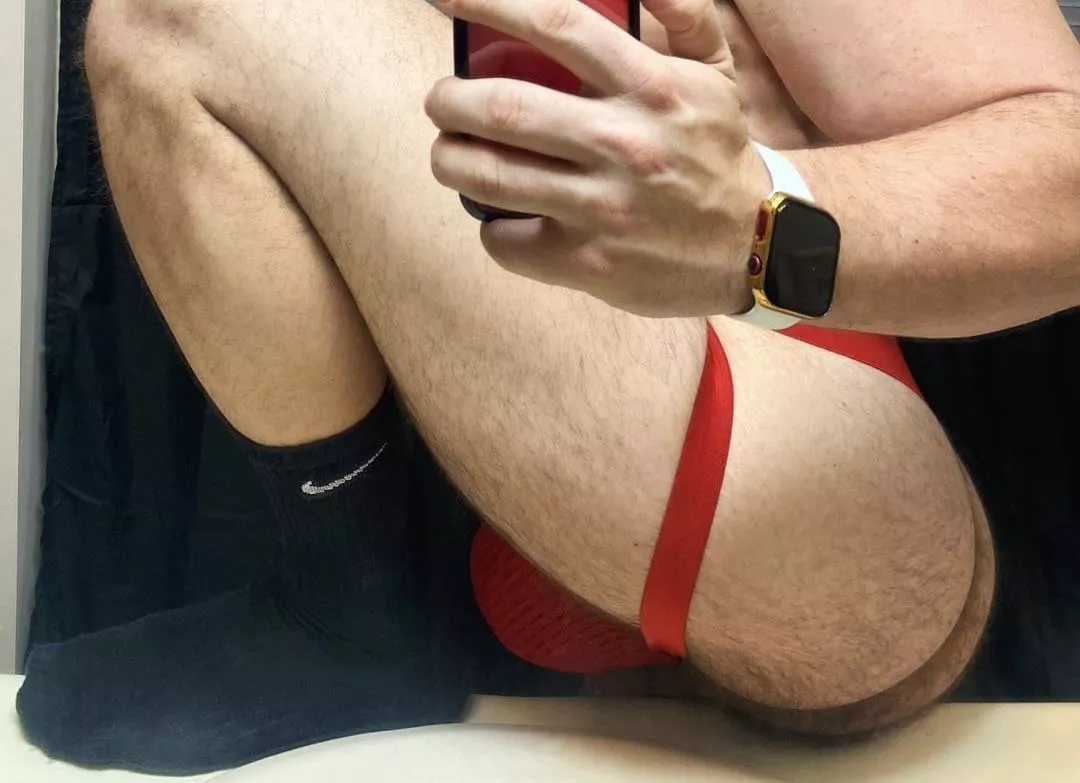 Fresh red hot jock… can’t wait to test it out
