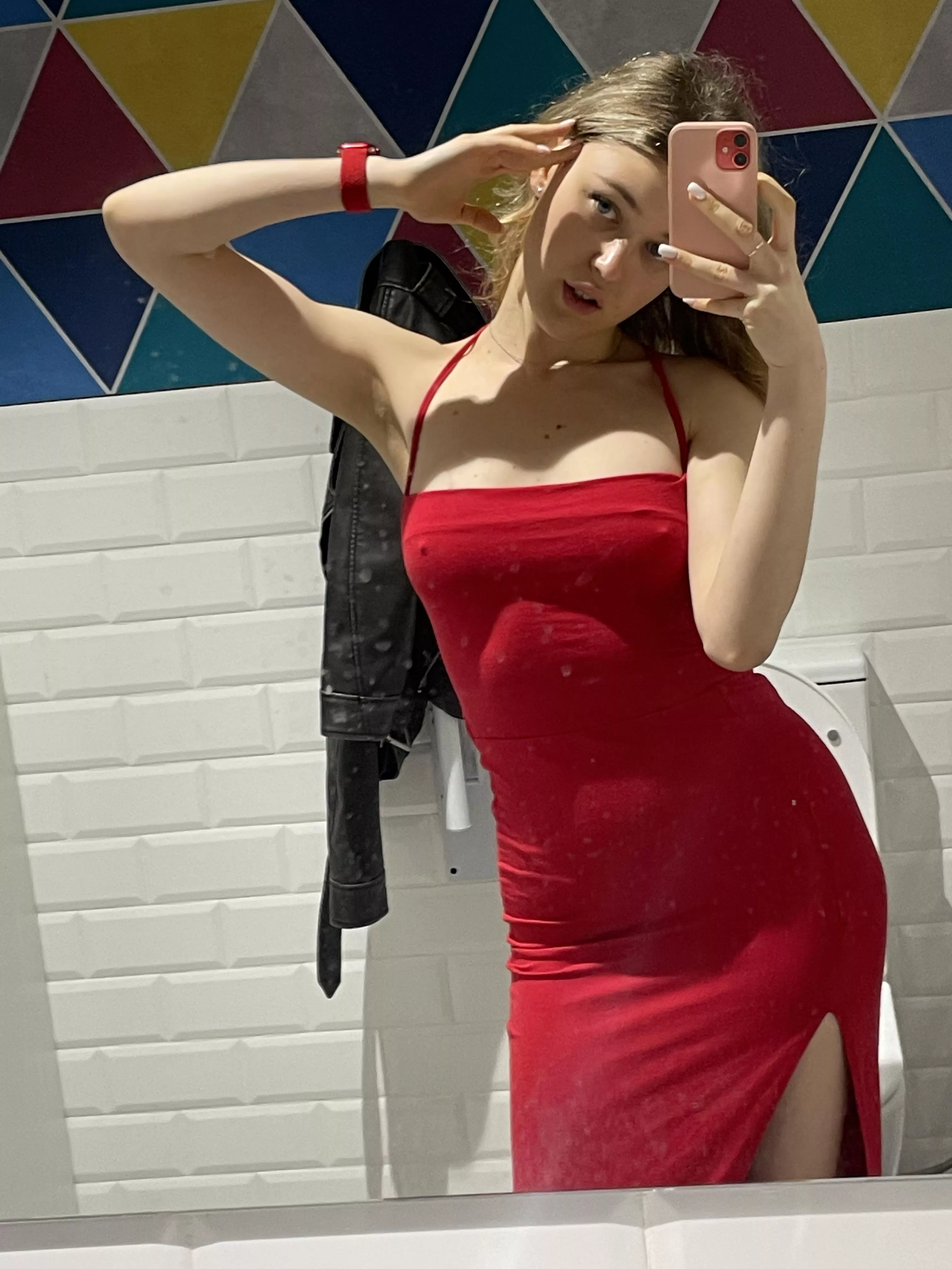 How do I look in red?