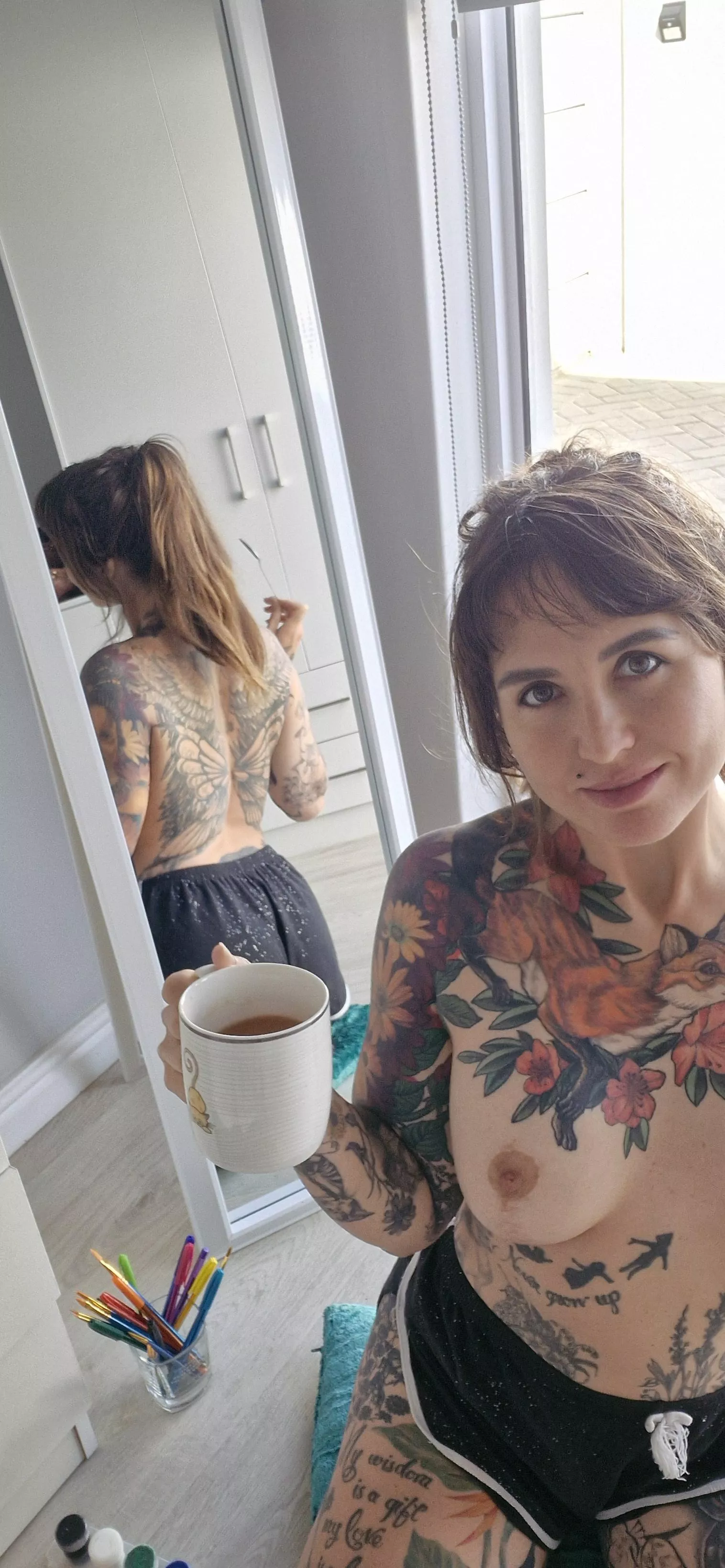 If you like tea and painting.. I may have just the thing for you