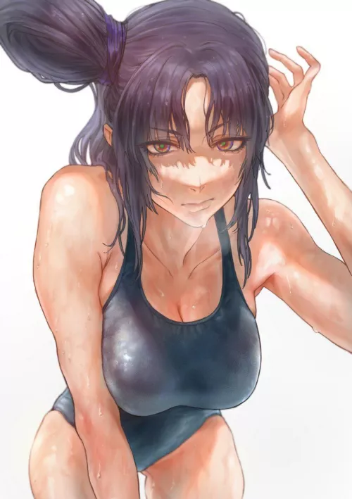 Kagekiyo in a swimsuit (tonko form) [Fate]