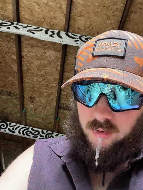 Let him semen in your beard