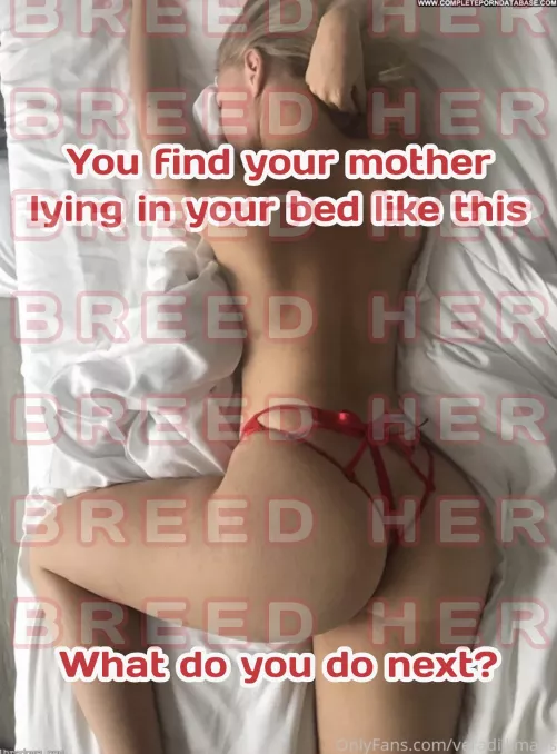 Mommy is waiting eagerly