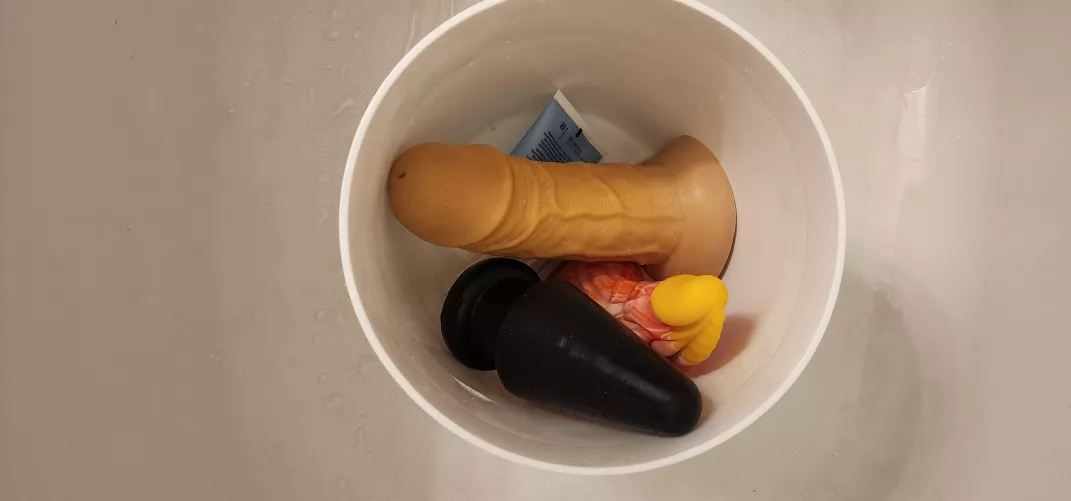 My Toy bucket for the Shower